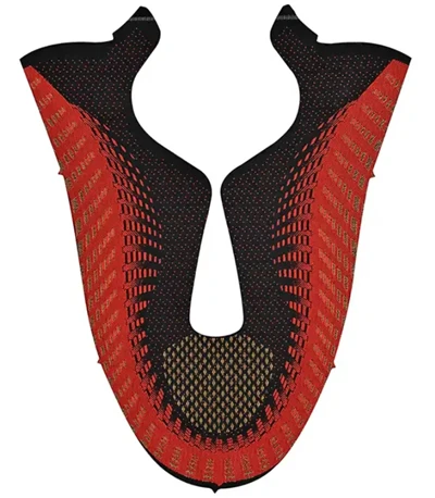 Verksmiðjuheildsölu skór Upper Efni Warp Knitting Jacquard Mesh Efni