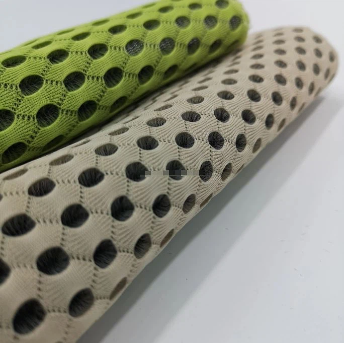 4d Air Mesh Fabric Big Hole Mesh Fabric For Bedding Polyester Fabric