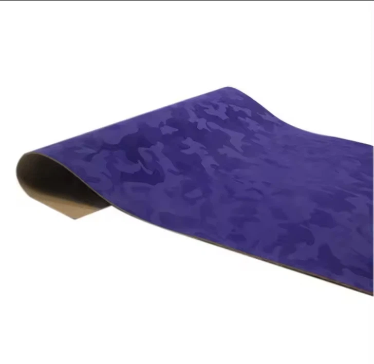 Camouflage Pattern Reflective Pu Leather For Making Shoes And Bags