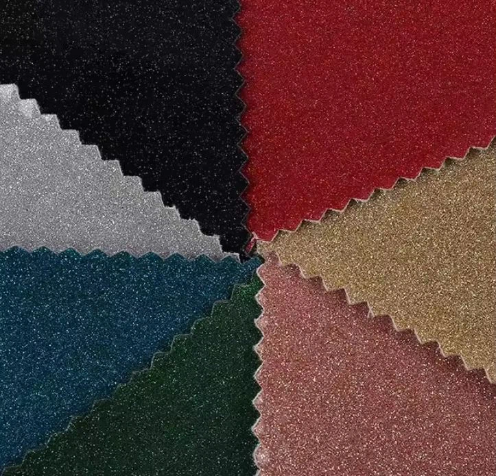 Colourful Translucent Matte Sunrise TPU Artificial Leather