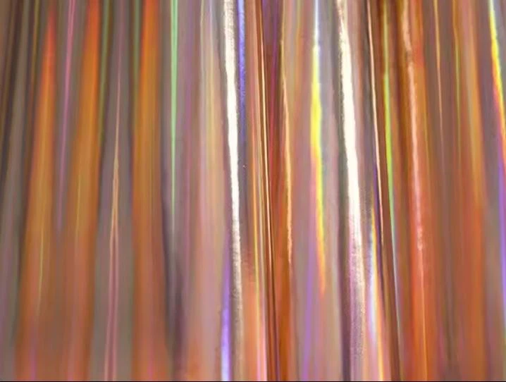 Colourful Translucent Matte Sunrise TPU Artificial Leather