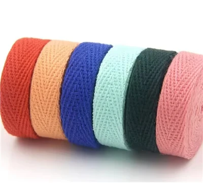 Cotton Herringbone Webbing Tape Twill Webbing