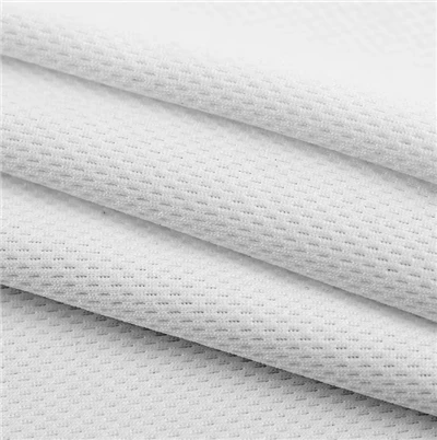 Wicking 100 Polyester Bird Eye Mesh Knit Sports Jersey íþróttafatnaður efni fyrir fótbolta Jersey