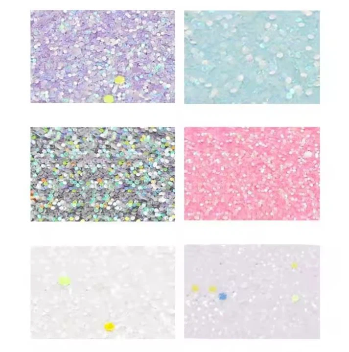 Waterproof Artificial Faux Glitter Leather Fabric Shine PU Synthetic Leather